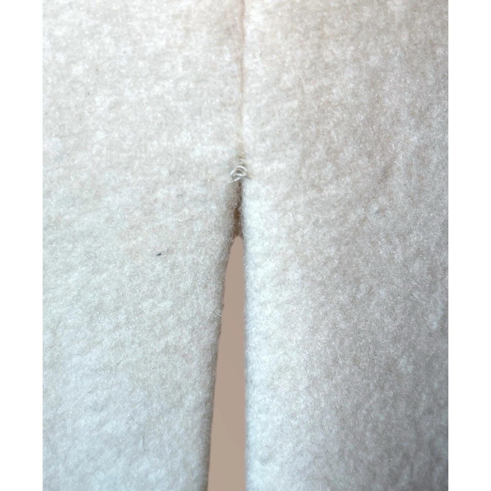 VTG 1960s Portrait Wool Maxi Coat L ILGWU Union Made USA Ivory Duster Trench Mod - Picture 11 of 16